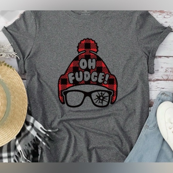 Hand Crafted Tops - Oh fudge t shirt